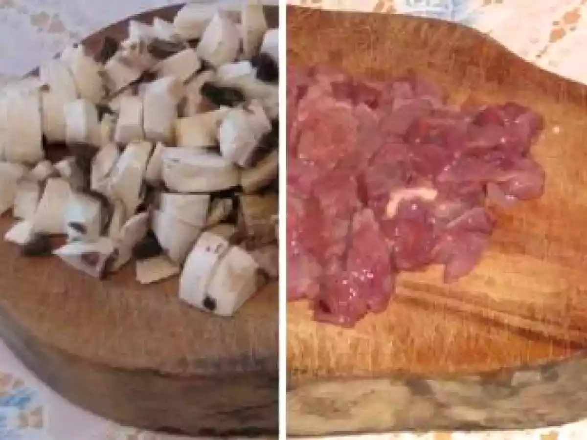 Pui umplut pe pilaf cu ficatei - poza 4