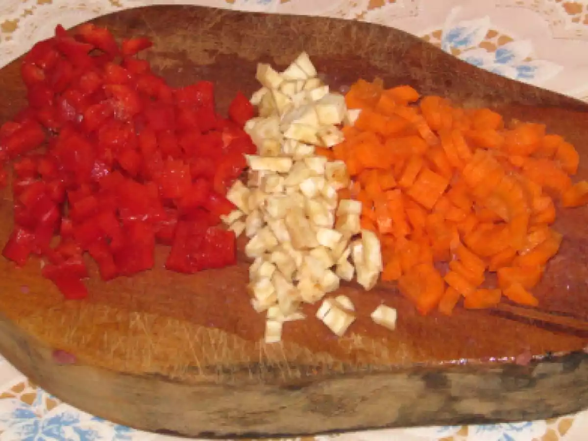 Pui umplut pe pilaf cu ficatei - poza 5