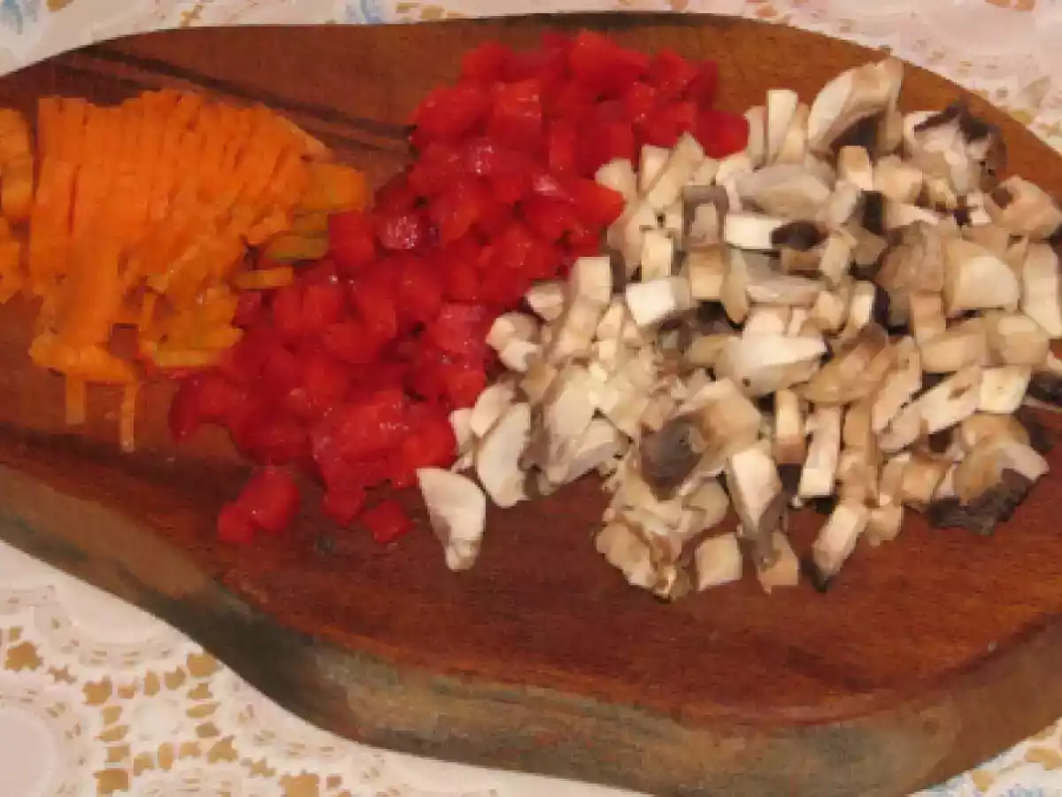 Pui umplut pe pilaf cu ficatei - poza 7