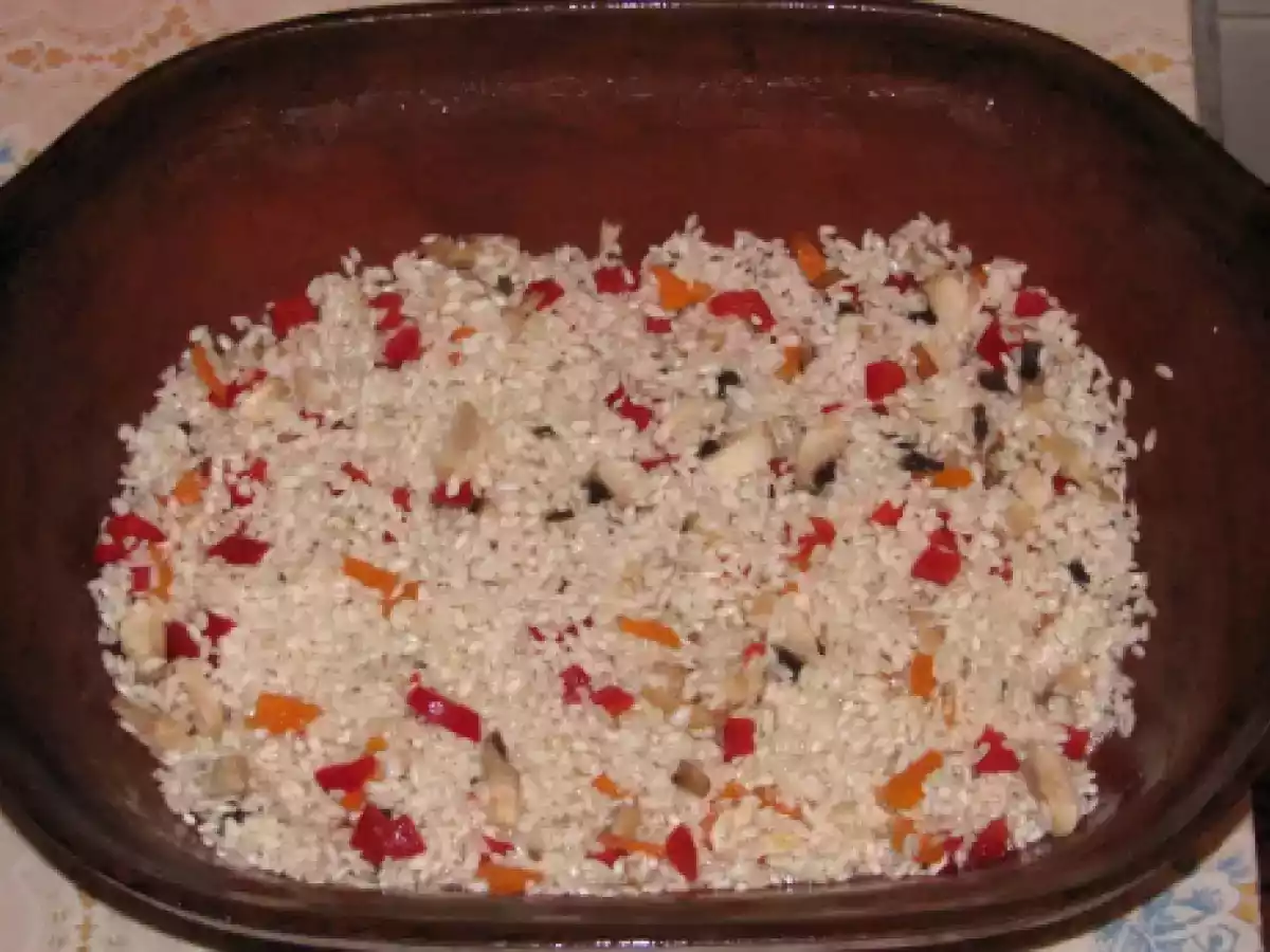 Pui umplut pe pilaf cu ficatei - poza 10