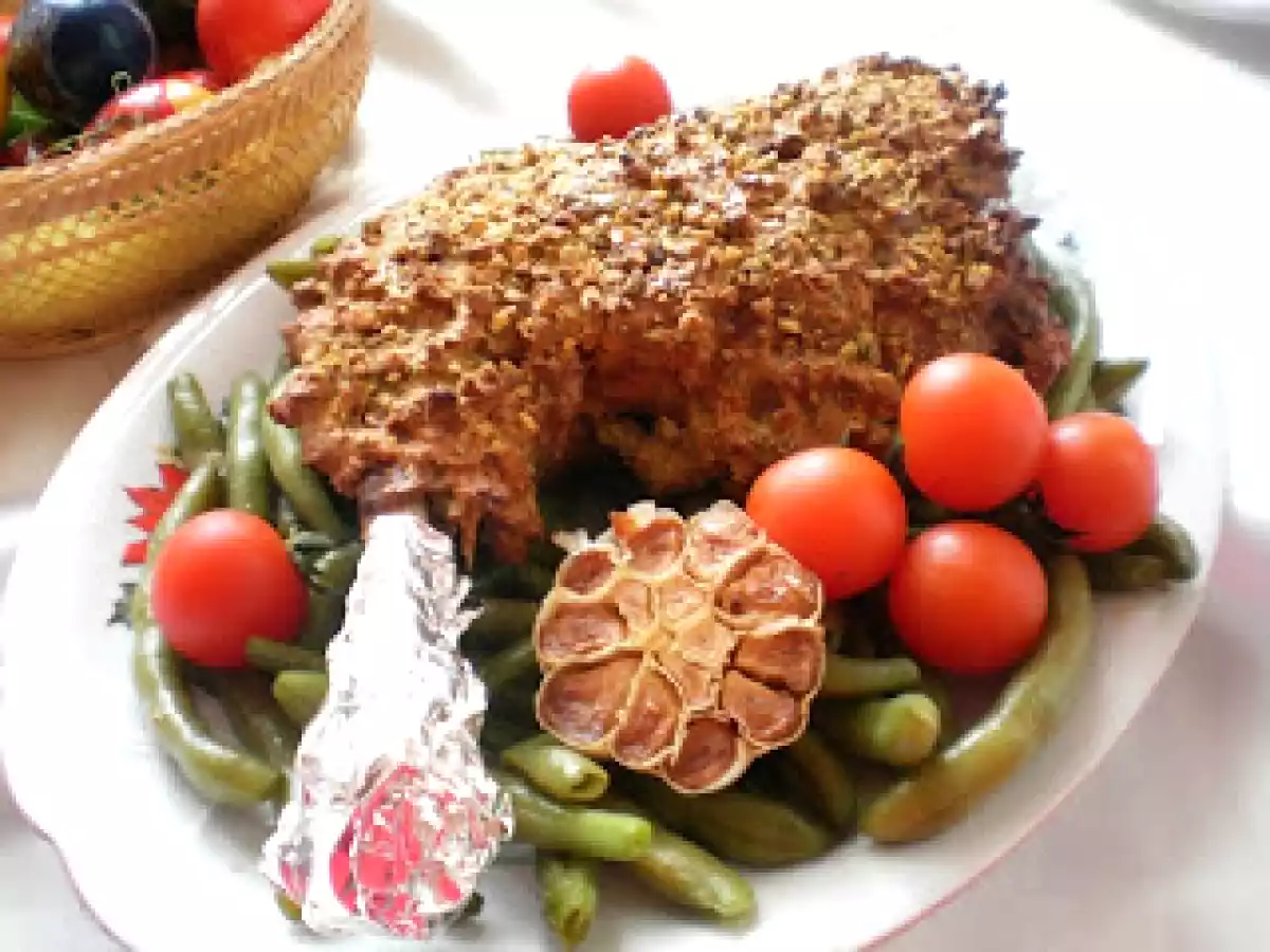 Pulpa de miel in crusta de fistic