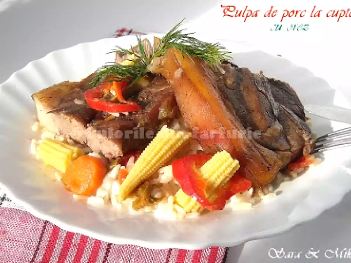 Pulpa de porc la cuptor cu orez - poza 3