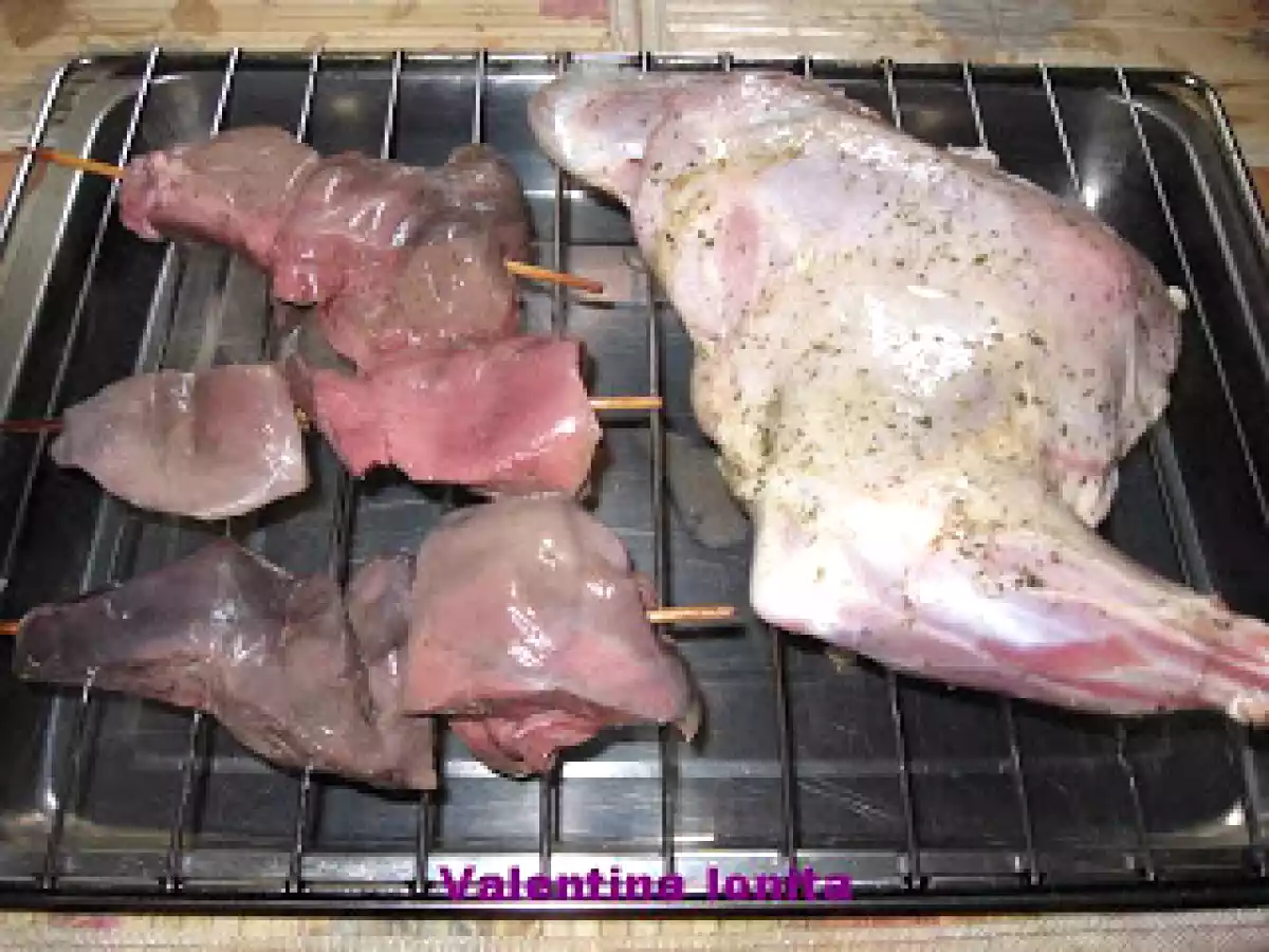 Pulpa si ficat de miel la grill (gratar) pentru Inaltarea Domnului - poza 3