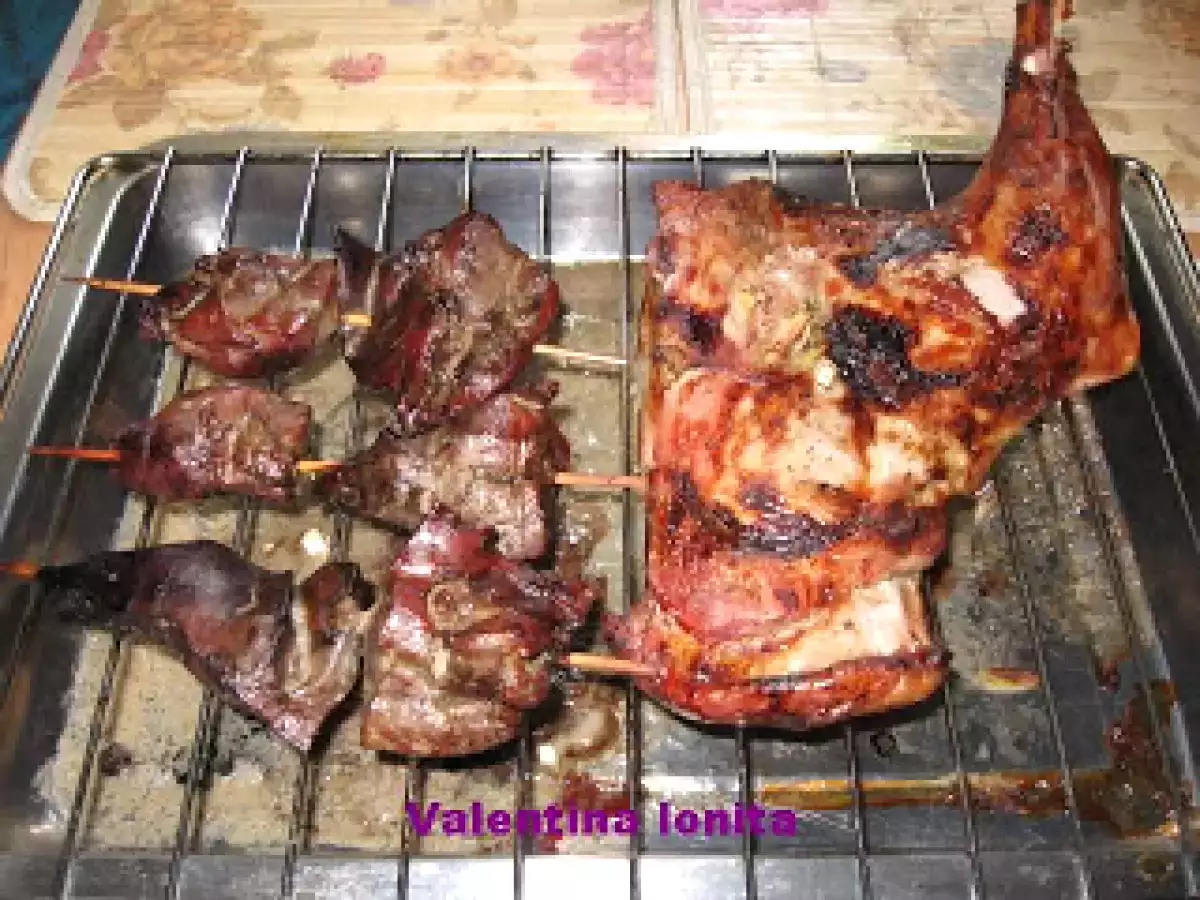 Pulpa si ficat de miel la grill (gratar) pentru Inaltarea Domnului - poza 5