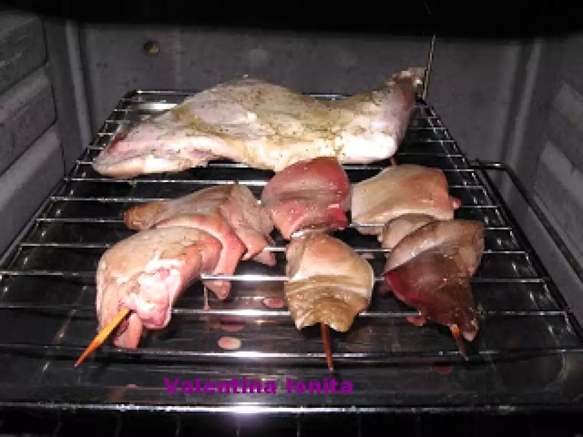 Pulpa si ficat de miel la grill (gratar) pentru Inaltarea Domnului - poza 6