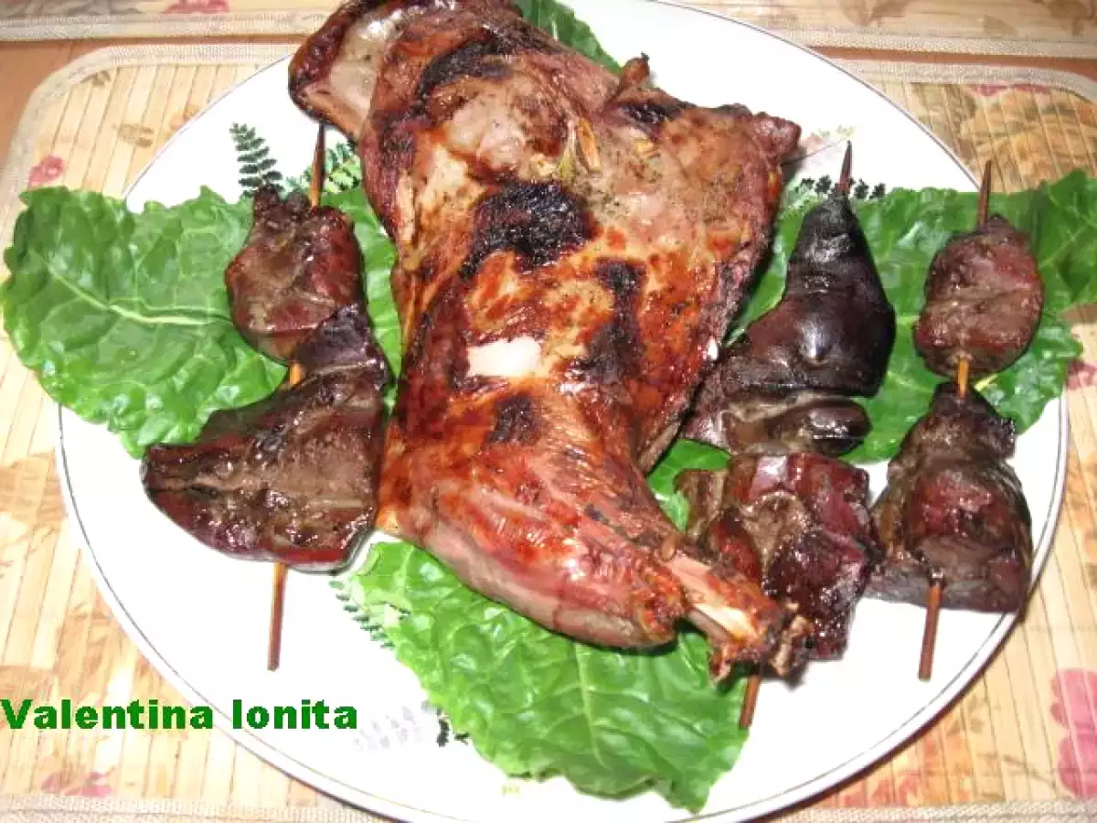 Pulpa si ficat de miel la grill (gratar) pentru Inaltarea Domnului - poza 7