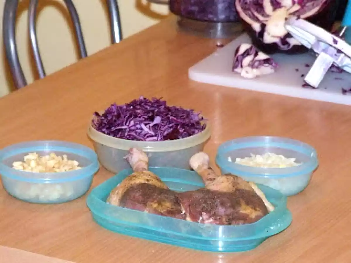 Pulpe de gasca pe varza rosie - poza 3