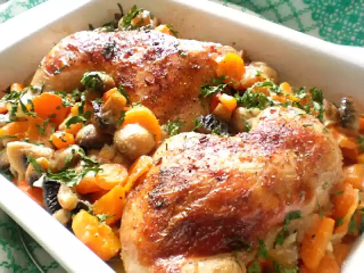 Pulpe de pui cu morcovi si cuperci - poza 2