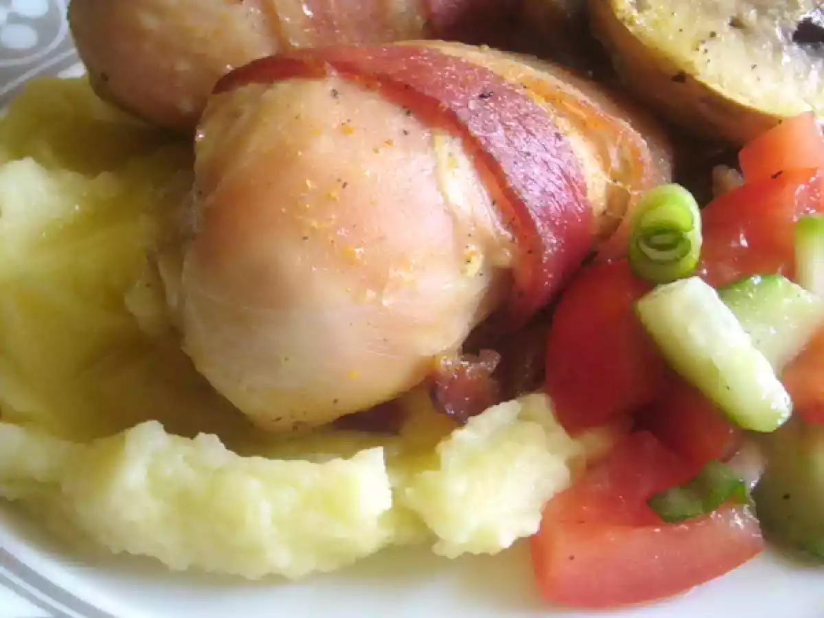 Pulpe de pui imbracate in Kaiser si ciuperci la cuptor - poza 2