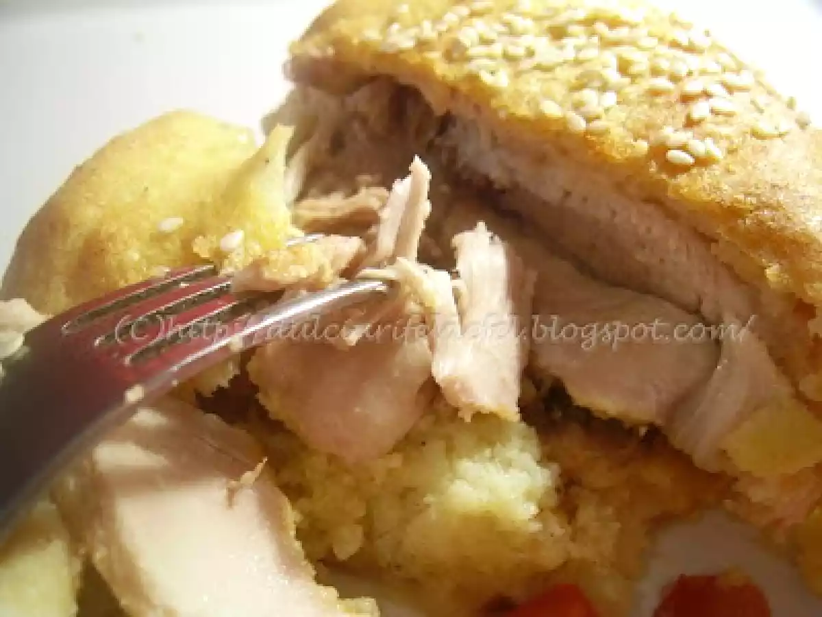 Pulpe de pui in crusta de cartofi - poza 5