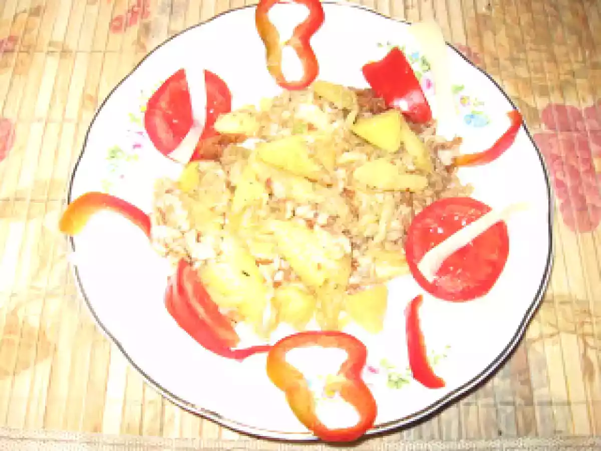 Pulpe de pui pane cu cartofi umpluti pane si friganele - poza 4