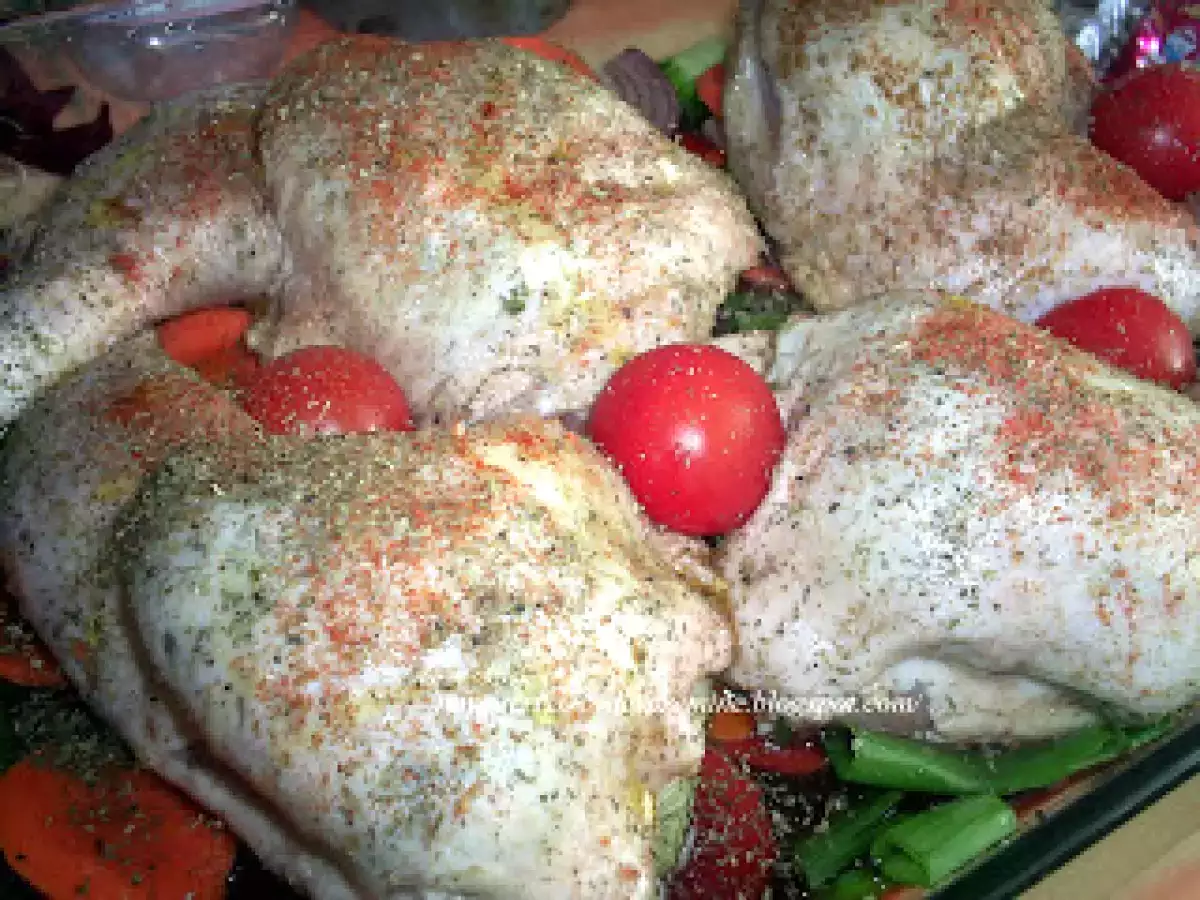 Pulpe de pui umplute cu spanac si feta - poza 3