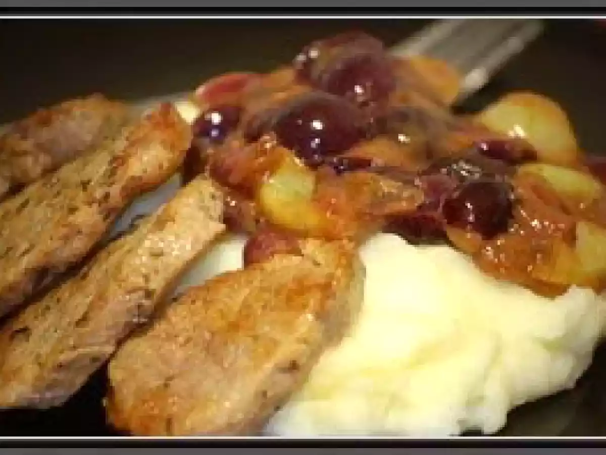 Purcel cu sos de struguri