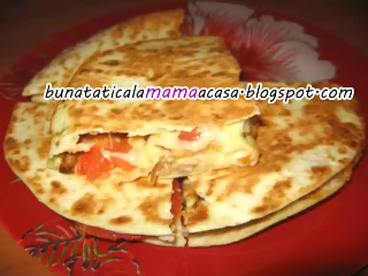 Quesadilla cu pui - poza 3