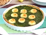 Quiche cu branza de capra si spanac, poza 1