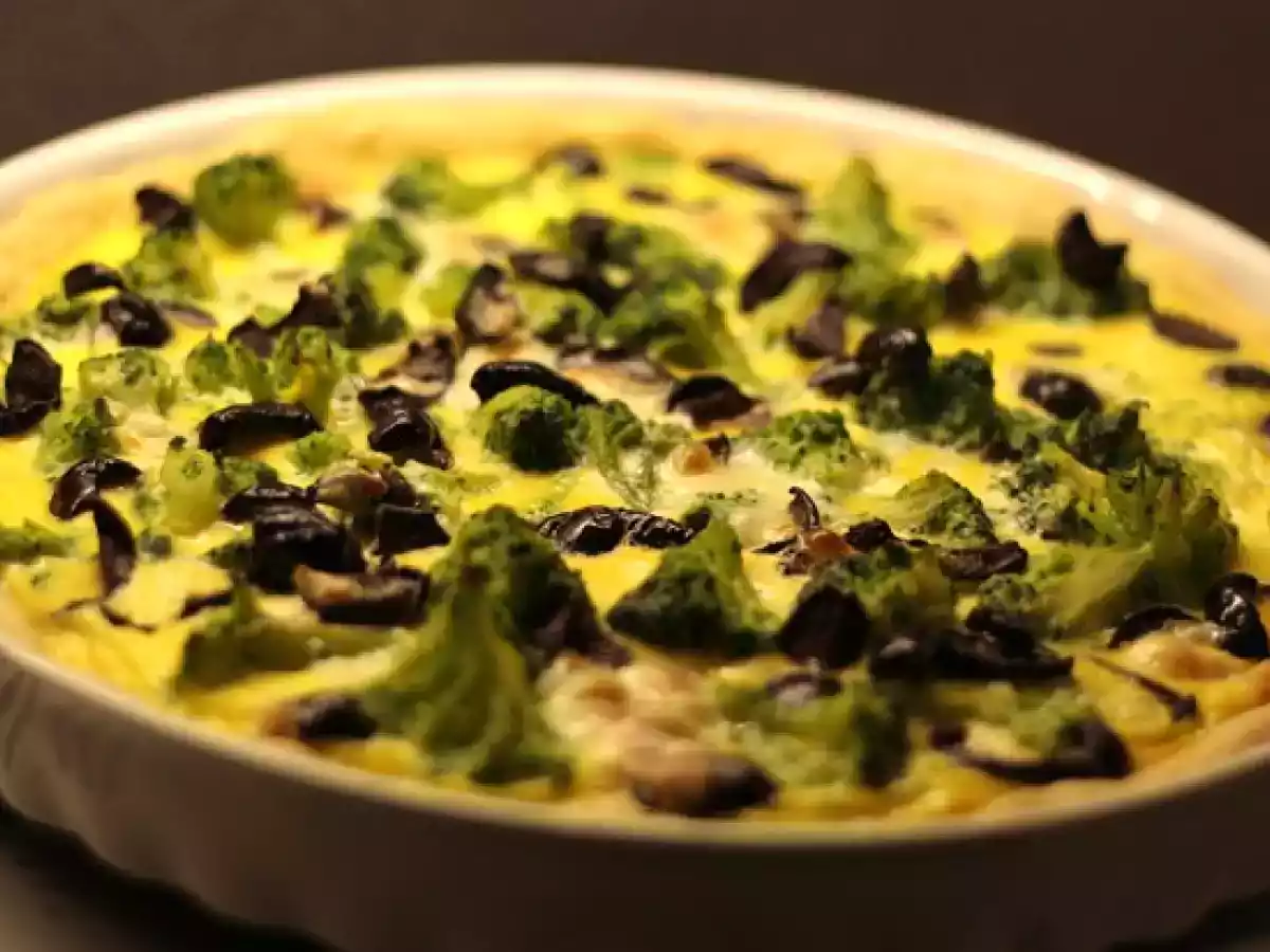 Quiche cu broccoli si masline - poza 2