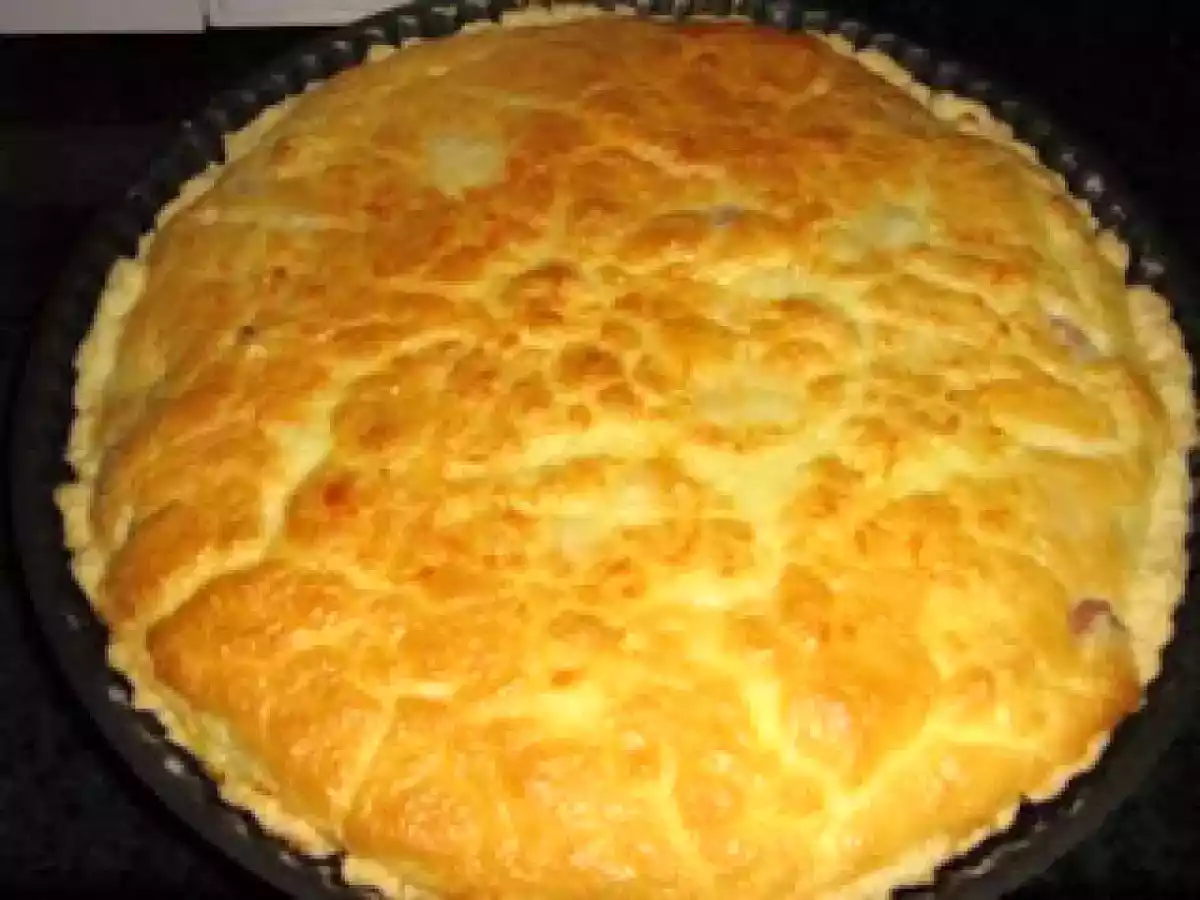Quiche cu ceapa si sunca - poza 14