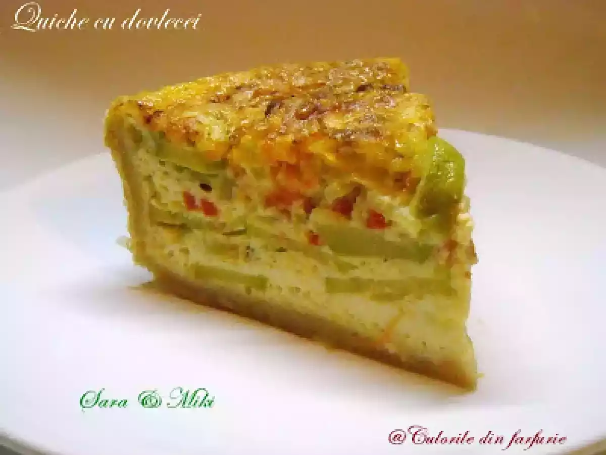 Quiche cu dovlecei - poza 3