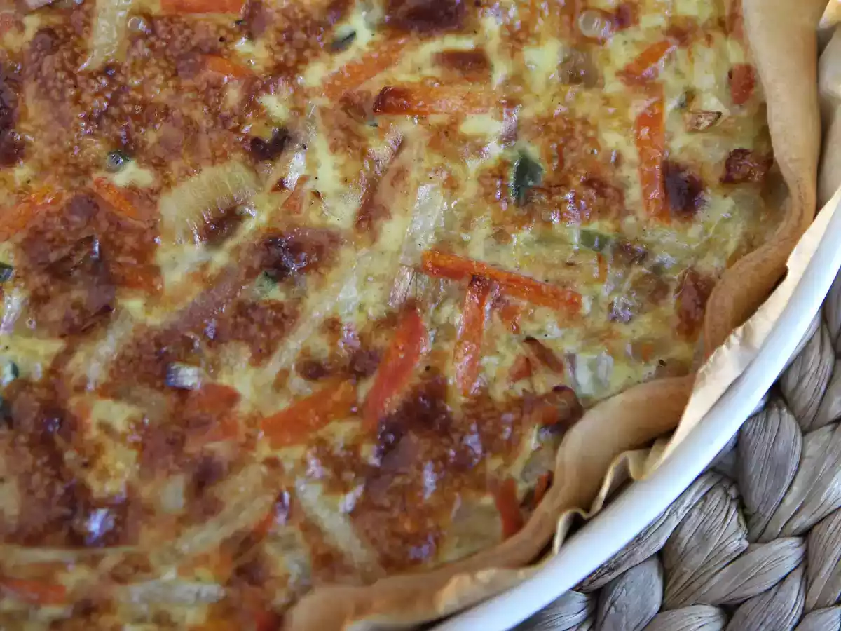 Quiche cu legume și bacon - nebunia gusturilor - poza 2