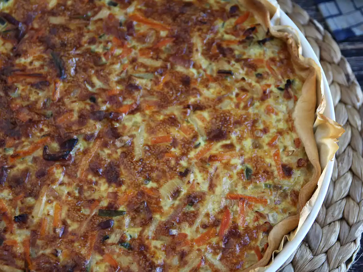 Quiche cu legume și bacon - nebunia gusturilor - poza 4