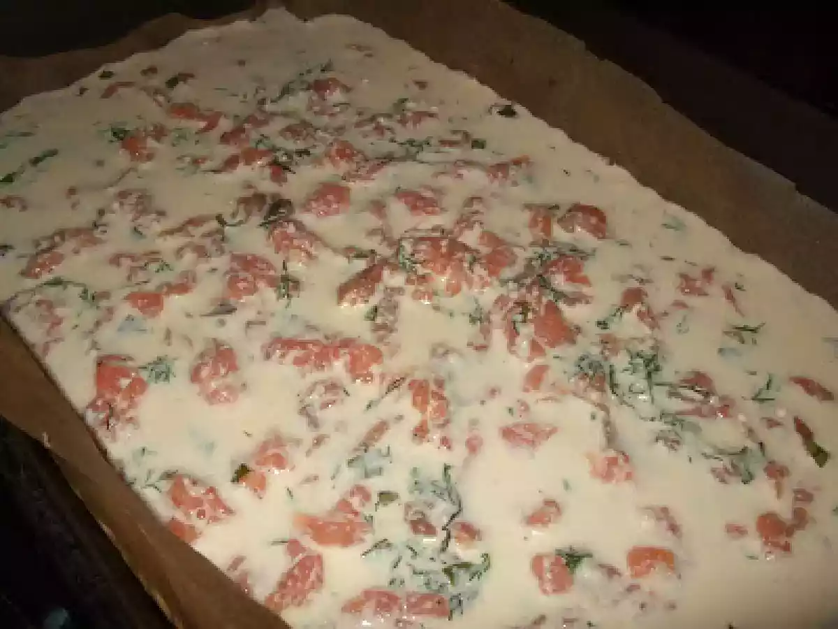 Quiche cu somon si spanac - poza 7