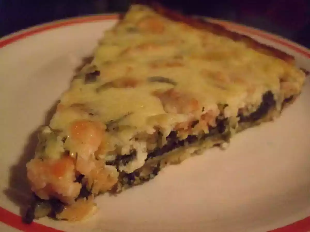 Quiche cu somon si spanac - poza 10
