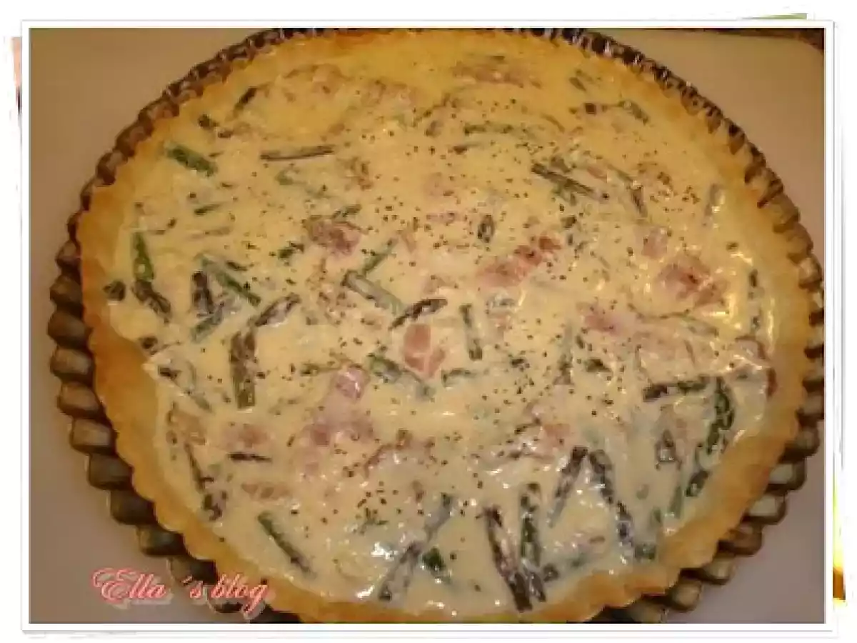 Quiche cu sparanghel - poza 6