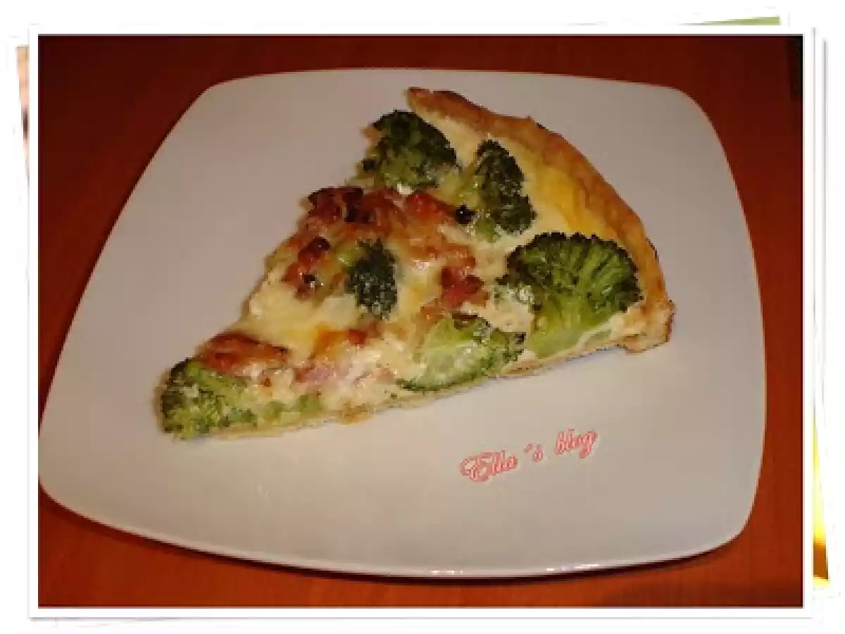 Quiche de bacon si broccoli - poza 8