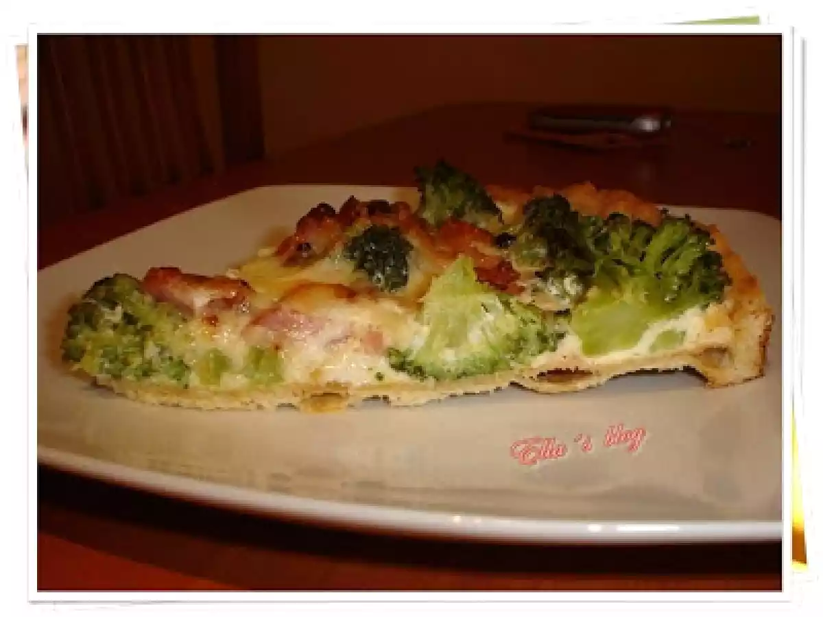 Quiche de bacon si broccoli - poza 9