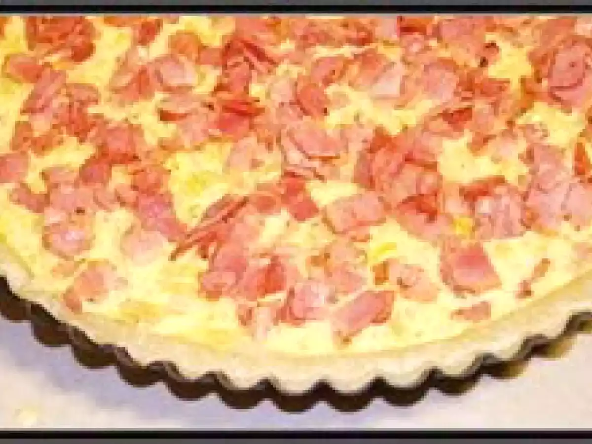 Quiche Lorraine cu praz - poza 11