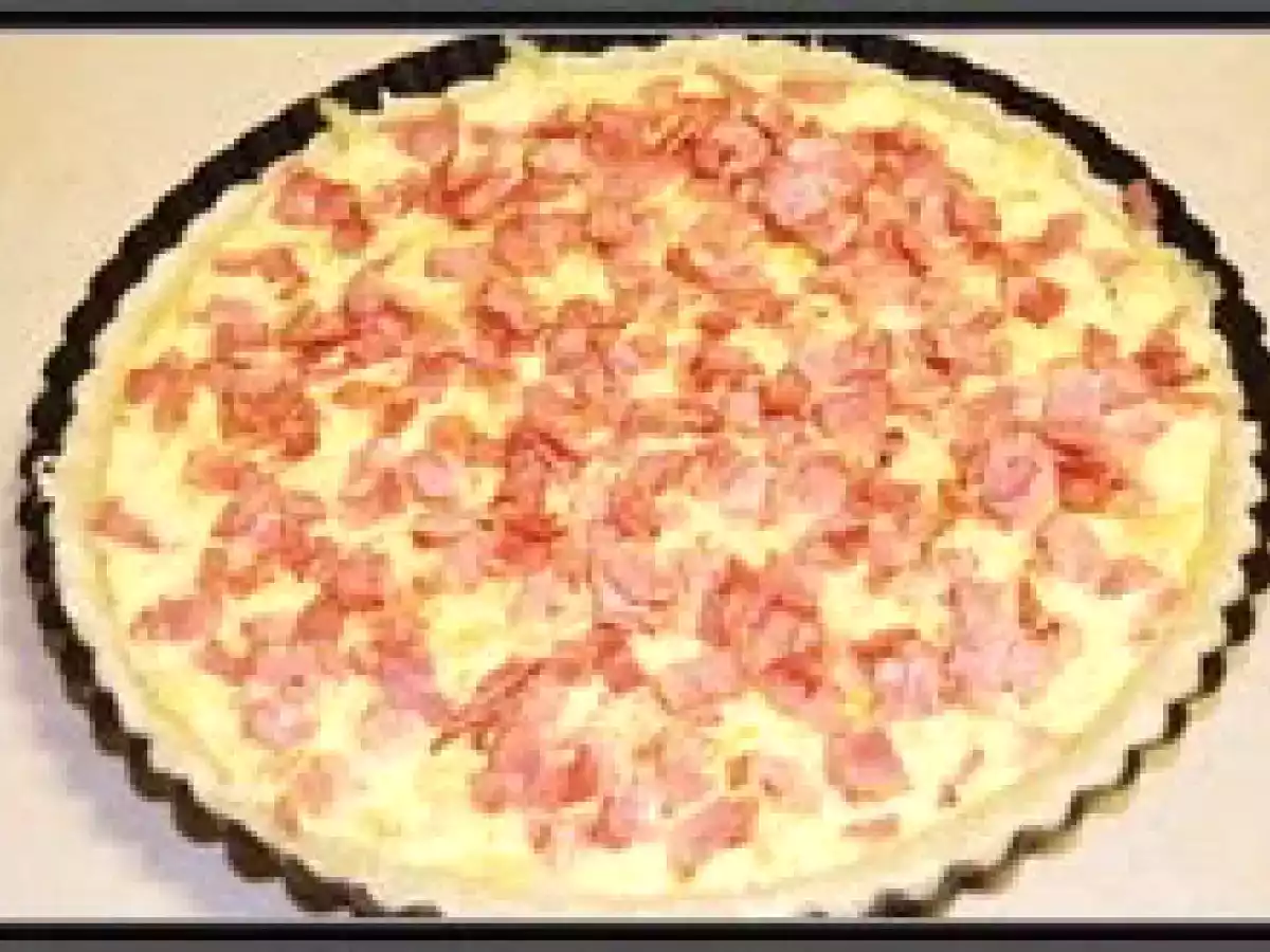 Quiche Lorraine cu praz - poza 12