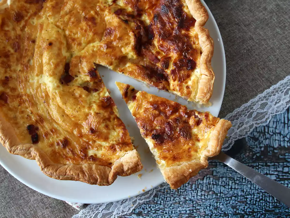 Quiche Lorraine de casă, rețeta ușoară - poza 2