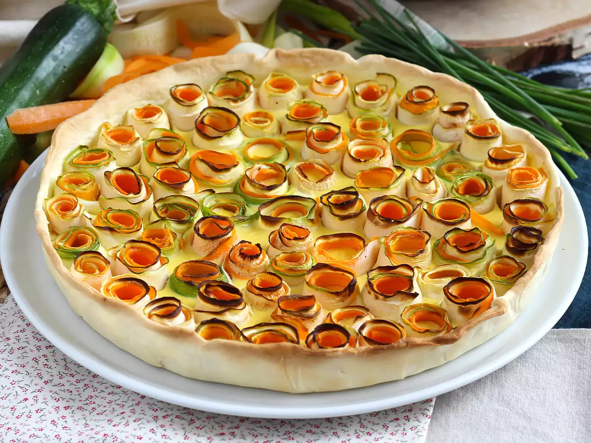 Quiche vegetariana - poza 2