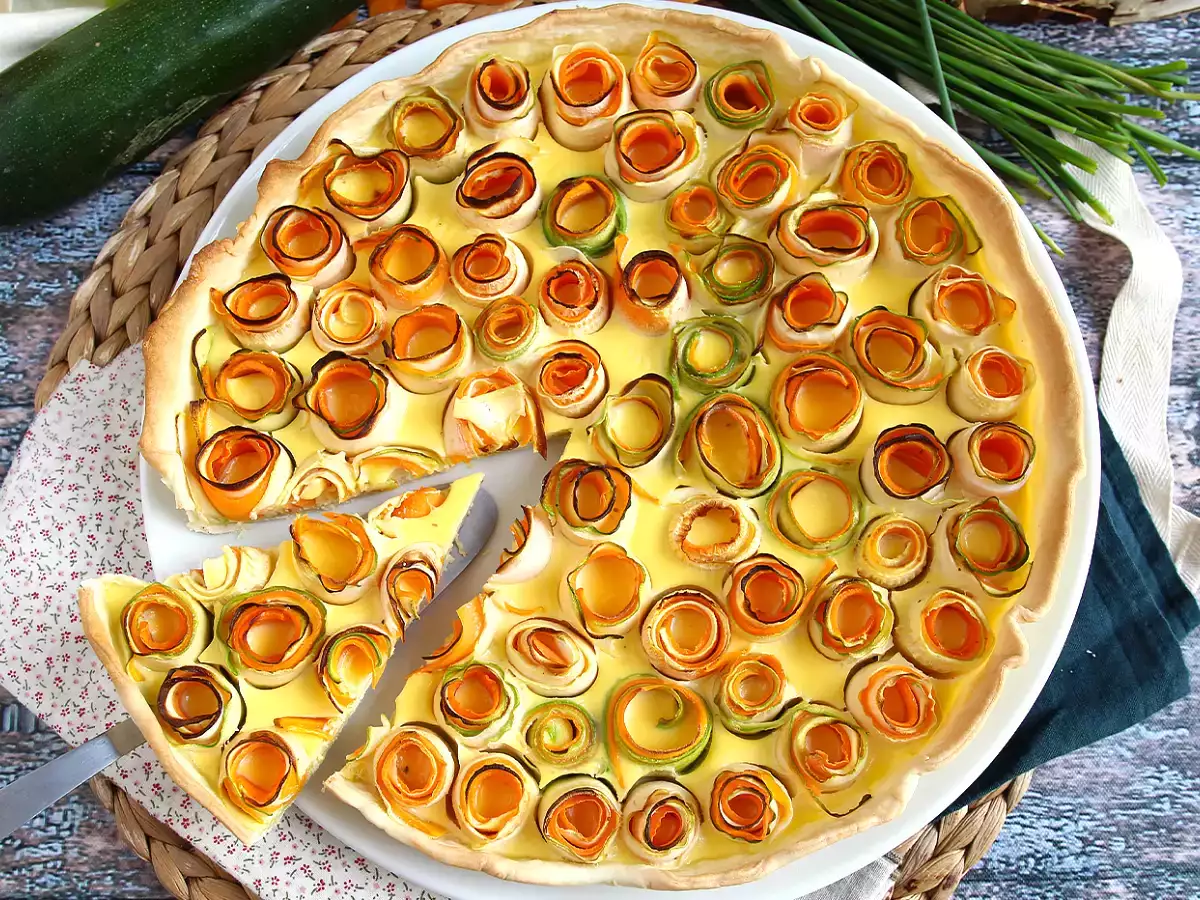 Quiche vegetariana - poza 6