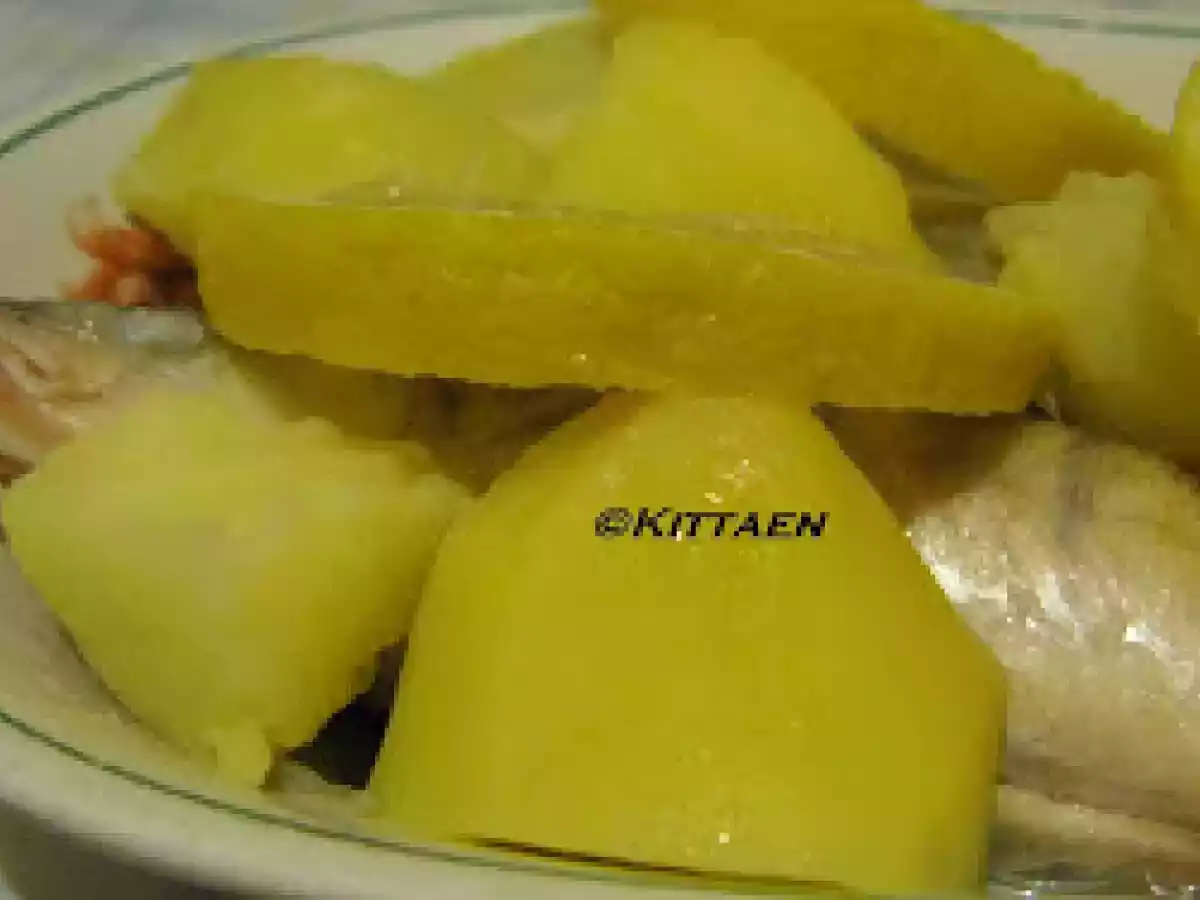 Rasol de stiuca cu cartofi natur