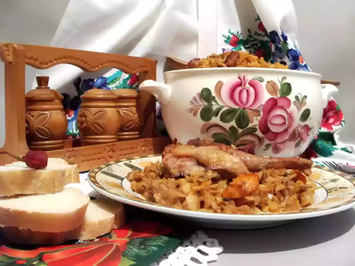 Rata cu varza murata la cuptor - poza 2