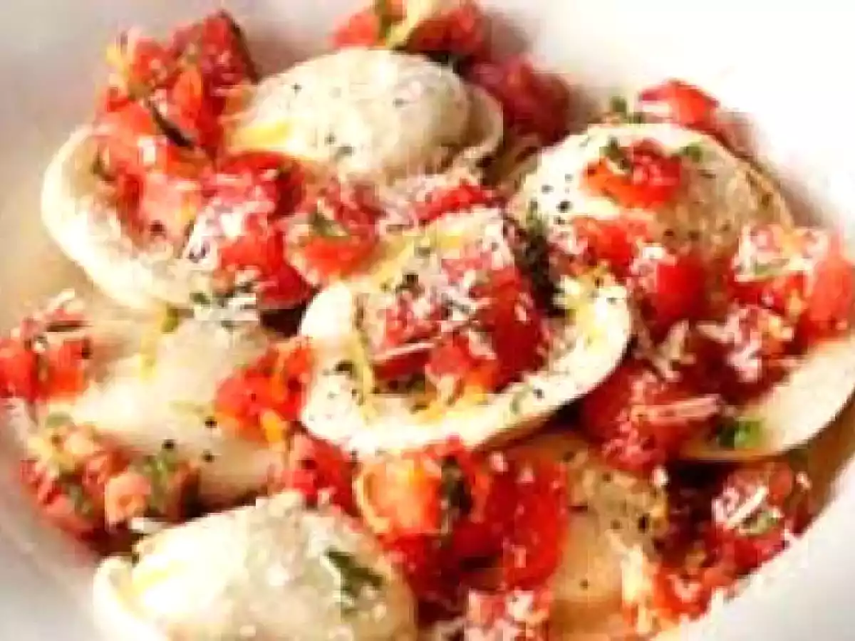 Ravioli cu rosii si busuioc