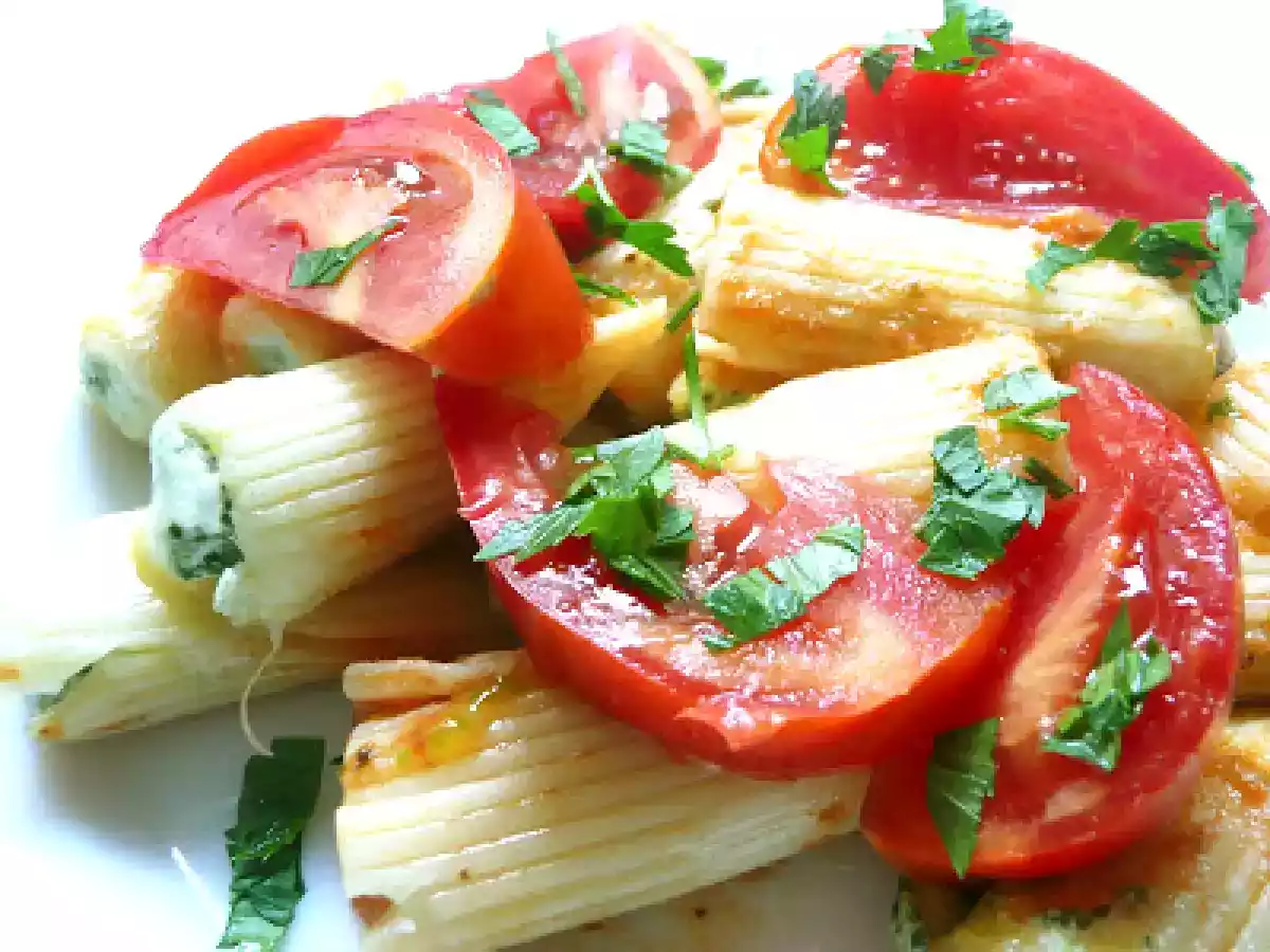 Rigatoni cu spanac si urda - poza 2