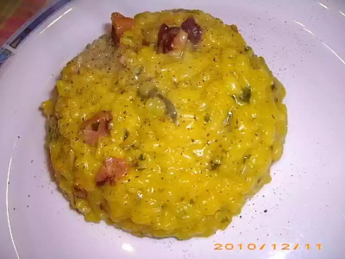 Risotto con pancetta afumicata - poza 2