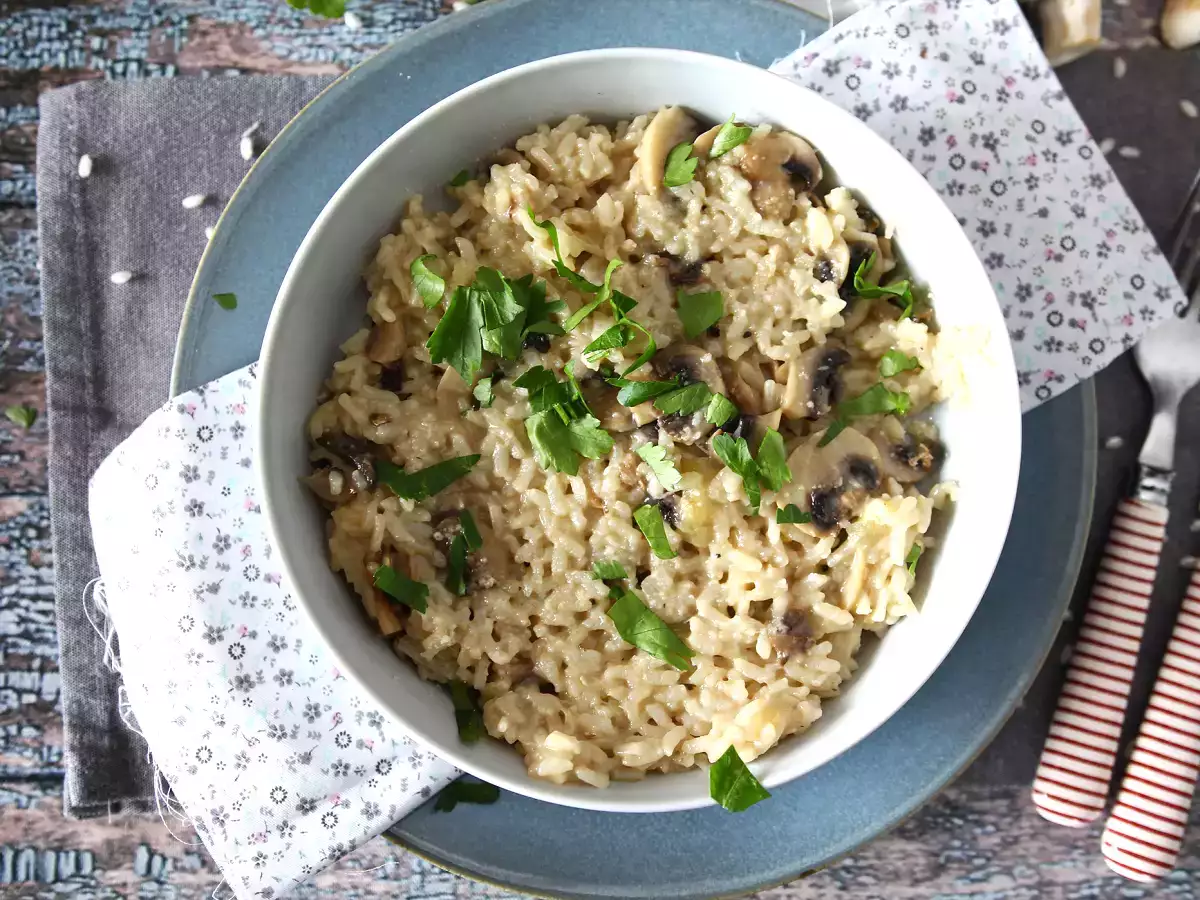 Risotto cu ciuperci la Cookeo - poza 2