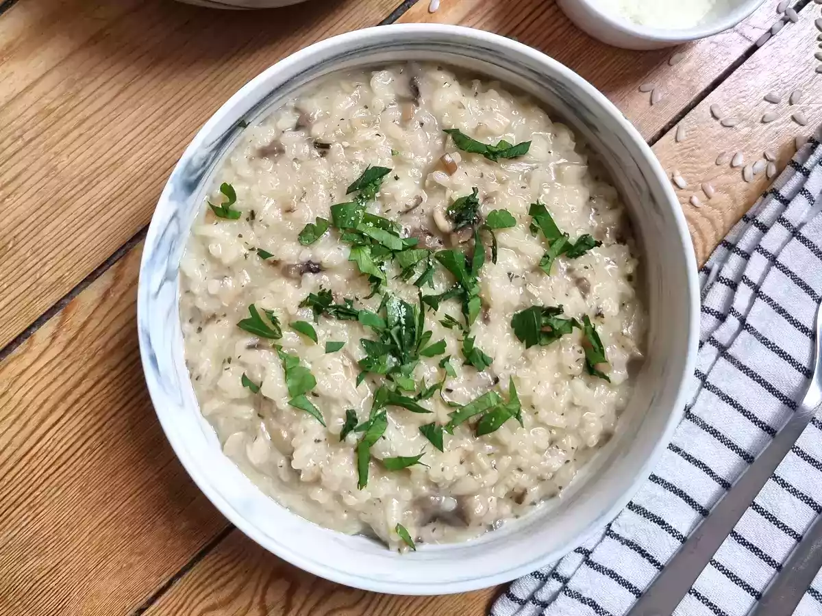 Risotto cu ciuperci - super rapid la Thermomix