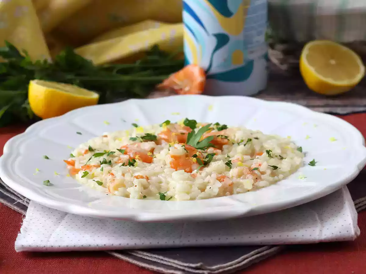 Risotto cu creveți și lămâie - poza 5
