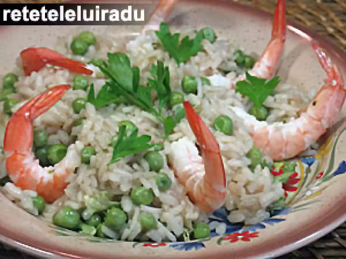 Risotto cu creveti si mazare