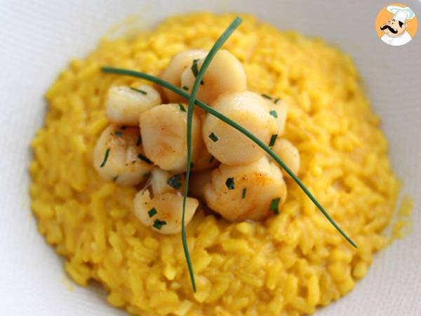 Risotto cu St Jacques si sofran