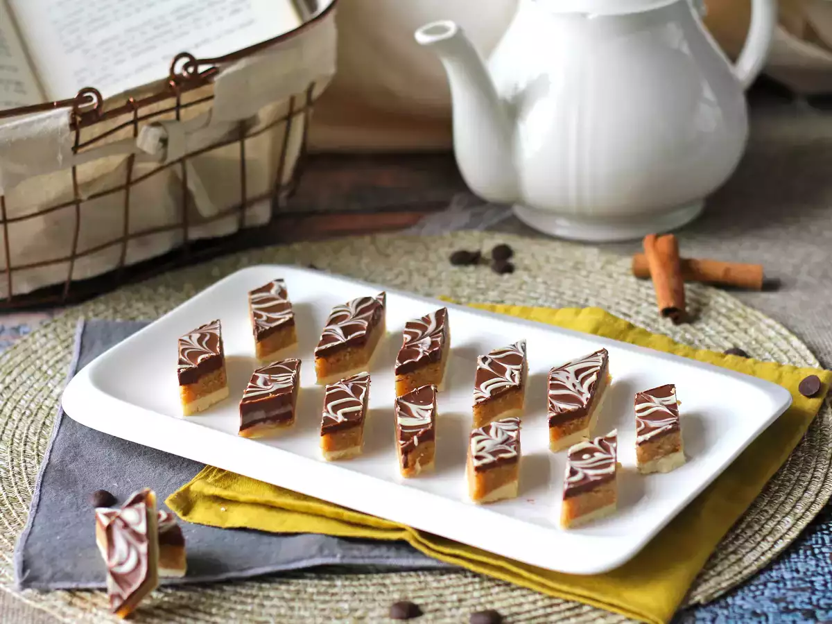 Rkhama, dulcele marocan cu arahide și ciocolată-fără coacere - poza 6