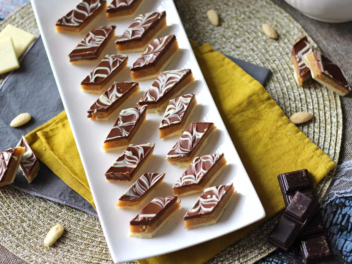 Rkhama, dulcele marocan cu arahide și ciocolată-fără coacere - poza 7