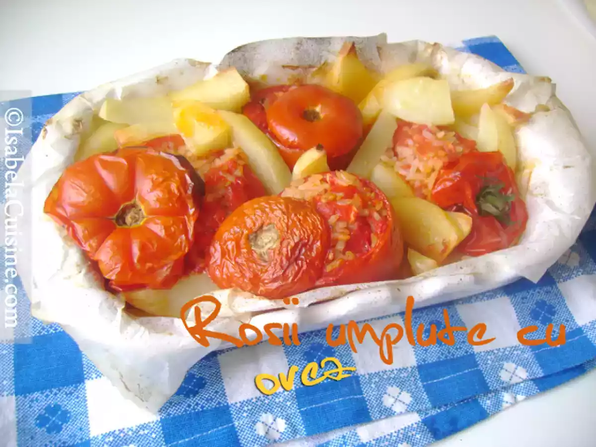 Rosii umplute cu orez