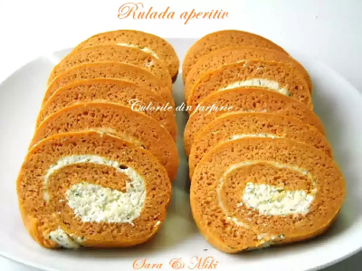 Rulada aperitiv de rosii cu crema de branza - poza 2