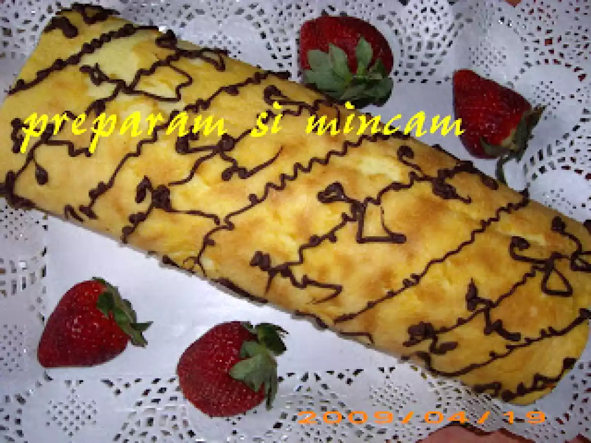 Rulada cu capsuni si crema pasticcera - poza 15