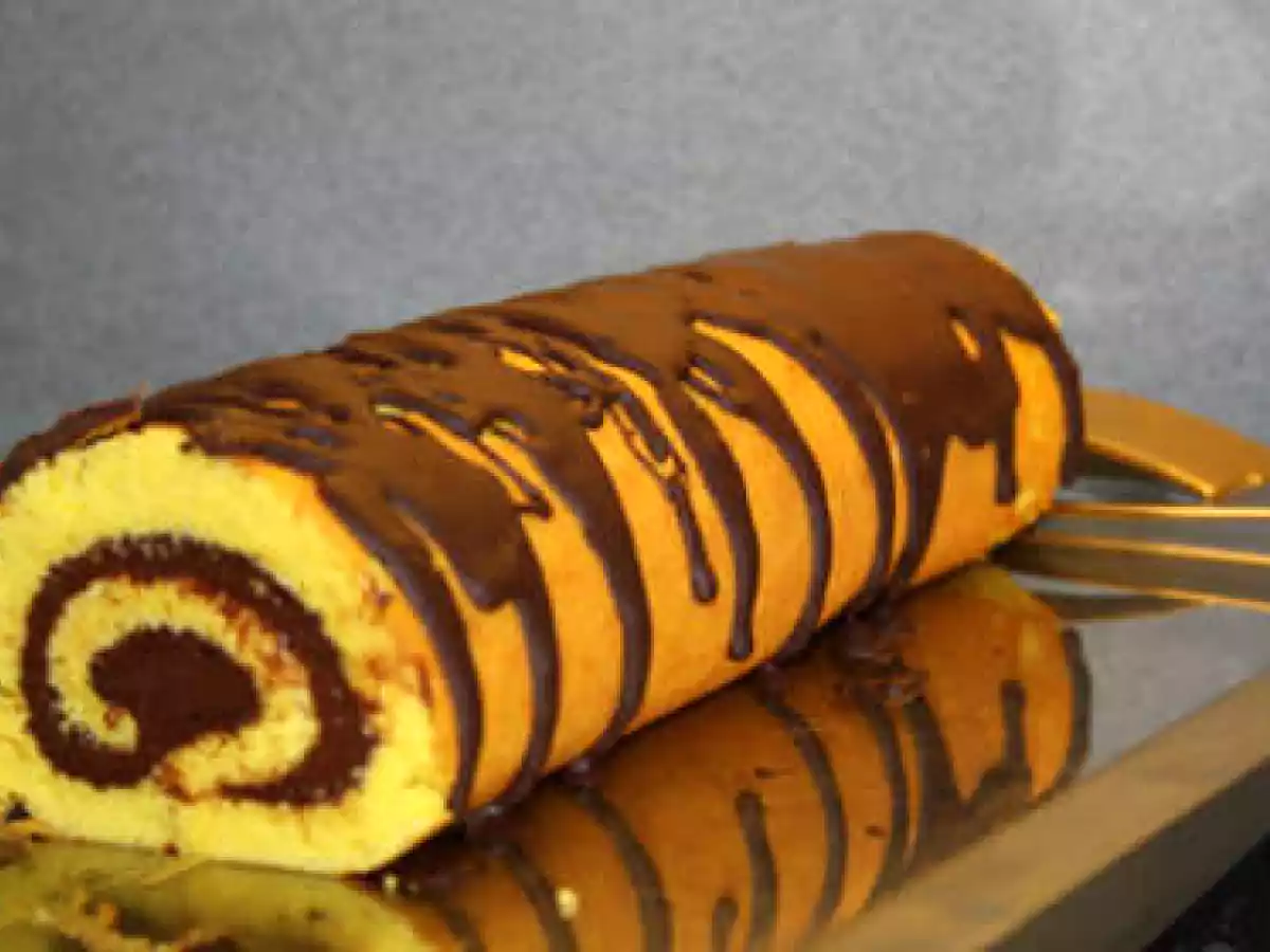 Rulada cu crema de cacao - poza 2